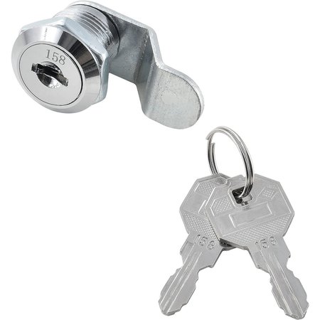 GLOBAL INDUSTRIAL Replacement Lock & Key Set For Inner Door of Narcotics Cabinets Key# 158 RP9908